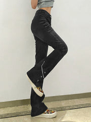 Vaqueros ajustados de cintura media