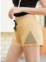 Pantalones cortos de yoga de cintura alta para fitness antidesgaste