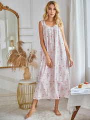Halter Print Home Nightdress