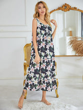 Neckholder-Nachthemd mit Print