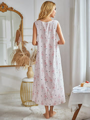 Halter Print Home Nightdress
