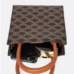 Vintage old flower tote bag