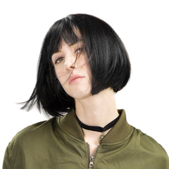 Short hair Air bangs bobo head wig