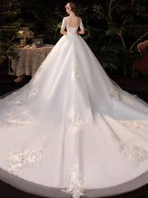 Vestido de novia con nudo sencillo, estilo Hepburn francés