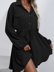 Vestido retro sencillo y holgado