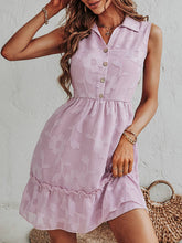 Jacquard Solid Color Dress