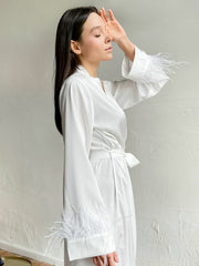 Camisón de manga larga de otoño e invierno