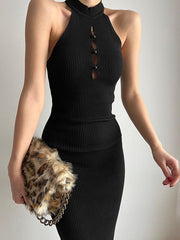 Ärmelloses Slim Fit Kleid