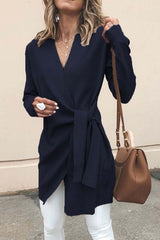 Modische, lockere, einfarbige Strickjacke (4 Farben)