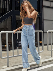 All-match Denim Trousers