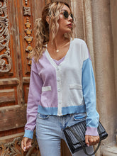 Bunter Strickjackenpullover