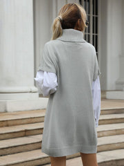 Knitted Undershirt Turtleneck Sweater