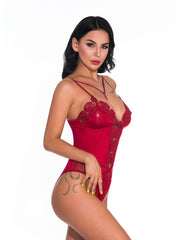 Body moldeador de vientre de encaje