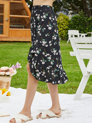 Schwarzer Fischschwanzrock