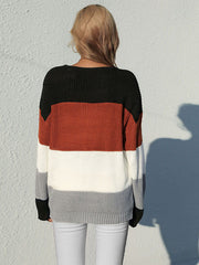 Knitted Crew Neck Sweater