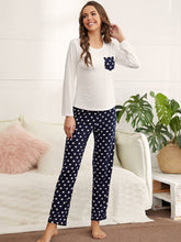Top Polka Dot Trousers Home Pajamas