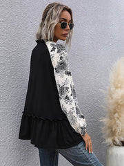 Camiseta holgada con cuello en V