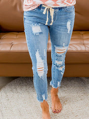 Zerrissene Jeans für Damen