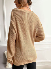 Knitted Twist Sweater