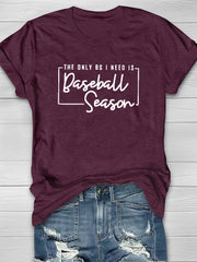 Baseball-Saison-T-Shirt