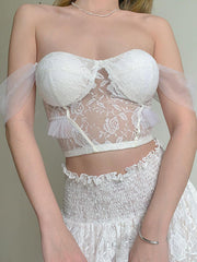 Camiseta interior sin espalda y con un solo hombro