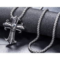 Calavera cruzada con cadena