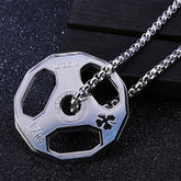 Colgante con mancuernas para hombre