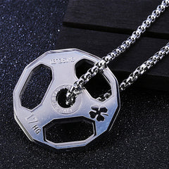 Colgante con mancuernas para hombre