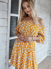 Lovely lotus leaf set long dress