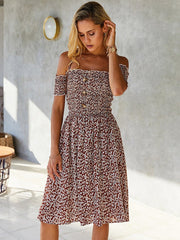 Sleeveless button design long dress