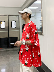 Camiseta casual de verano de manga corta para hombre.