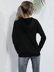 Sudadera de manga larga con estampado de leopardo