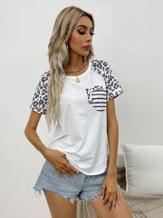 Leopard Print Knit Top