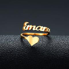 Productos hechos a mano anillos personalizados