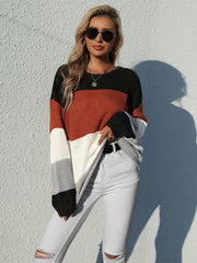 Knitted Crew Neck Sweater
