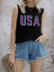 Camiseta sin mangas de EE. UU.