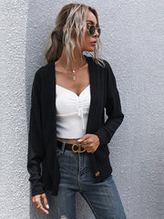 Gestrickter Langarmpullover