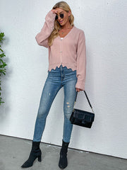 Locker gestrickter Pullover