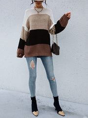 Knitted Crew Neck Sweater
