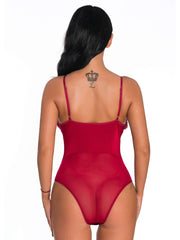 Body moldeador de vientre de encaje