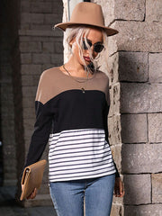 Striped Loose T-shirt