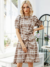 Vestido ajustado elástico fruncido