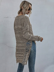 Gehäkelter Strickpullover