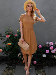 Round Neck Casual Dress