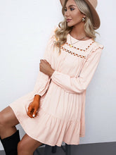 Round Neck Casual A-line Dress
