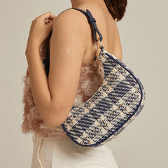 Bolso para axilas con forma de luna