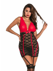 Vestido estilo mochila con bordado de rocío