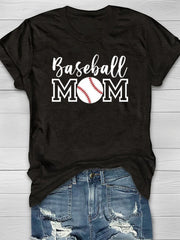 Baseball MOM T-shirt