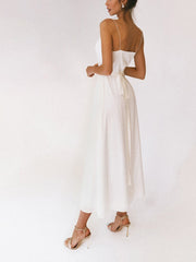 Vestido sexy con tirantes