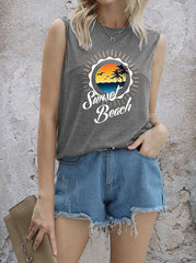 Sonnenuntergang Strände T-shirt